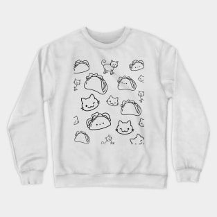 Taco-cat Crewneck Sweatshirt